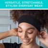 imageScunci by Conair Effortless Beauty Skinny headband plastic Headbands for Women and Men  hair accessories for women  Neutral Colors  4 CountBlack