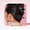 imageScunci by Conair jaw claw clips  hair accessories for women  claw clips for thick hair  claw clip  Black ampamp Tortoise 2 CountBlack  Tortoise