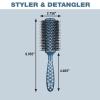 imageThe Knot Dr hair brush by Conair  hair brush blow dryer  Ideal for all hair types  round brush for blow out  Vented round hairbrush