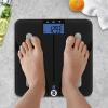 imageWeight Watchers Scales by Conair Smart Scale for Body Weight Digital Bluetooth Smart Bathroom Scale with Body Fat Muscle and BMI in BlackBlack  Bluetooth Analysis
