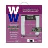 imageWeight Watchers Scales by Conair Smart Scale for Body Weight Digital Bluetooth Smart Bathroom Scale with Body Fat Muscle and BMI in BlackBlackSilver  Weight  BMI and More