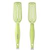 imageConair Detangling Hairbrush  Scalp Care Massager  Flexi Head Standard Hairbrush  For Curly Hair  Coral PinkSlim