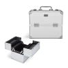 imageConair Makeup Beauty Case  Cosmetic Case with Expandable Shelves and Locking Latch  Professional makeup case  Silver Diamond  London SOHO New York by ConairSilver