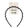 imageScunci by Conair Effortless Beauty Skinny headband plastic Headbands for Women and Men  hair accessories for women  Neutral Colors  4 CountBlack