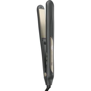 imageINFINITIPRO BY CONAIR Tourmaline Ceramic Flat Iron 1 14inch Digital Hair StraightenerDark Grey