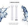 imageConair Electric Toothbrush  Sonic Toothbrush  Electric Toothbrush for Adults  Rechargeable with Two Brush Heads IncludedWhite  Oscillating