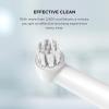 imageConair Electric Toothbrush  Sonic Toothbrush  Electric Toothbrush for Adults  Rechargeable with Two Brush Heads IncludedWhite  Oscillating