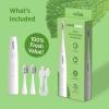 imageConair Electric Toothbrush  Sonic Toothbrush  Electric Toothbrush for Adults  Rechargeable with Two Brush Heads IncludedWhite  Sonic
