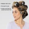 imageConair Heatless Curlers heatless curls overnight  Hair Rollers for Lift ampamp Volume  Assorted Sizes and Colors  Velcro Rollers  31 Count wstorage caseBlack  Grey