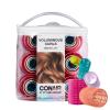 imageConair Heatless Curlers heatless curls overnight  Hair Rollers for Lift ampamp Volume  Assorted Sizes and Colors  Velcro Rollers  31 Count wstorage caseAssorted Colors