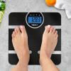 imageThinner by Conair Scale for Body Weight Analog Bathroom Scale in BlackBlack Digital  Weight  BMI and More