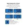 imageThinner by Conair Scale for Body Weight Analog Bathroom Scale in BlackBlack Digital  Weight  BMI and More