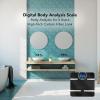 imageThinner by Conair Scale for Body Weight Analog Bathroom Scale in BlackBlack Digital  Weight  BMI and More