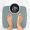 imageThinner by Conair Scale for Body Weight Analog Bathroom Scale in BlackSilver Digital