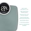 imageThinner by Conair Scale for Body Weight Analog Bathroom Scale in BlackSilver Digital