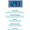 imageWeight Watchers Scales by Conair Scale for Body Weight Digital Bathroom Scale in Clear