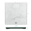 imageWeight Watchers Scales by Conair Scale for Body Weight Digital Bathroom Scale in White Marble Finish