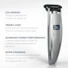 imageConairMAN Beard Trimmer for Men for Face and Mustache WetDry Beard and Stubble Trimmer Flex Contouring Head with 15 Precise Settings and PremiumGrey
