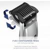 imageConairMAN Beard Trimmer for Men for Face and Mustache WetDry Beard and Stubble Trimmer Flex Contouring Head with 15 Precise Settings and PremiumGrey