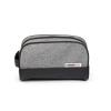 imageConairMAN Toiletry Travel Bag  Dopp Kit  Travel Bag  Gray Canvas