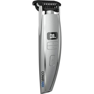 imageConairMAN Beard Trimmer for Men for Face and Mustache WetDry Beard and Stubble Trimmer Flex Contouring Head with 15 Precise Settings and PremiumGrey