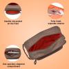imageConairMAN Travel Toiletry Bag for Men Dopp Kit Travel Bag in Brown Canvas
