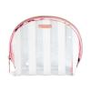 imageConair Small Makeup Bag Cosmetic Bag for Everyday TouchUps or Jewelery Perfect Size for Purse or CarryOn Small Organizer Shape in Pink Floral Print