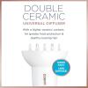 imageConair Double Ceramic Universal Diffuser Adjustable Hair Dryer Attachment for FrizzFree Curls to Fit Hair Dryer Nozzles from 175 to 23White