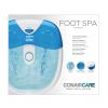 imageConair Foot Spa Bath with Extra Deep Soak Basin Massaging Bubbles Pumice Stone and Pinpoint Massage Attachments BlueWhite