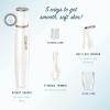 imageConair GIRLBOMB AllinOne FaceBody Trimmer and Shaver Set for Women WetDry RechargeableWhite