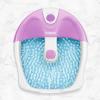 imageConair Soothing Pedicure Foot Spa Bath with Soothing Vibration Massage Deep Basin Relaxing Foot Massager with Jets PinkWhitePink