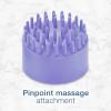 imageConair Soothing Pedicure Foot Spa Bath with Soothing Vibration Massage Deep Basin Relaxing Foot Massager with Jets PinkWhitePurple