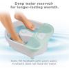 imageConair Soothing Pedicure Foot Spa Bath with Soothing Vibration Massage Deep Basin Relaxing Foot Massager with Jets PinkWhiteSeafoam