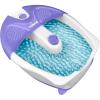 imageConair Soothing Pedicure Foot Spa Bath with Soothing Vibration Massage Deep Basin Relaxing Foot Massager with Jets PinkWhitePurple
