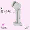 imageskn by conair Daily Glow Facial Cleansing Brush AllinOne Facial Brush Includes 3 Interchangeable Attachments for Complete Cleansing Exfoliation and RejuvenationDaily Glow Sonic Facial Brush