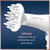 imageConair Double Ceramic Hair Dryer with Diffuser  Blow Dryer with Ionic Conditioning  Includes Diffuser and Concentrator  Amazon ExclusiveWhite With Bonus Diffuser