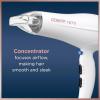 imageConair Double Ceramic Hair Dryer with Diffuser  Blow Dryer with Ionic Conditioning  Includes Diffuser and Concentrator  Amazon ExclusiveWhite With Bonus Diffuser