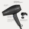 imageConair Infiniti Pro Hair Dryer with Diffuser plus 3 Other Attachments  Performa Series Hair Dryer  Blow Dryer with Professional Performance Motor  Blush PinkBlack