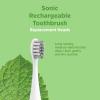 imageConair Sonic Electric Toothbrush Replacement Heads  Two Replacement Heads Included