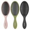 imageConair Detangling Hair Brush 3PK  For wet and dry hair  curly hair brush  hair brushes for women  detangler brush  hair brushes for women  Evergreen Blush Pink Black AssortedEvergreen Blush Pink Black