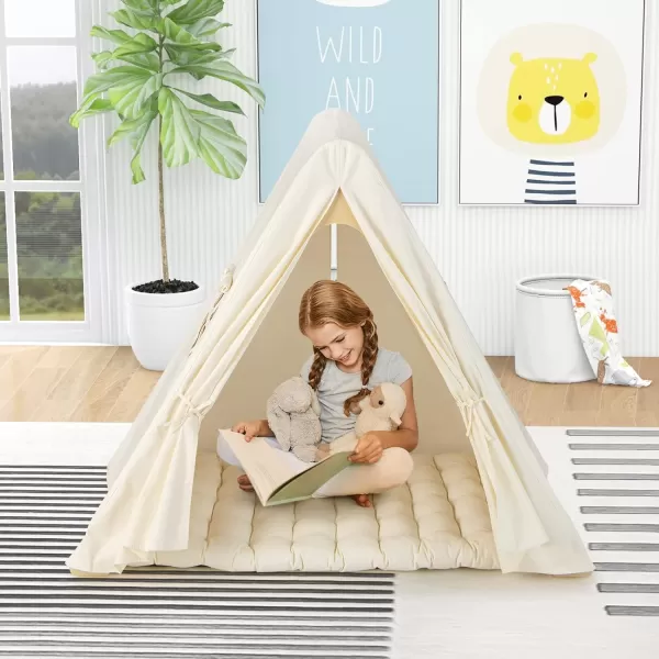 INFANS 4 in 1 Arch Climbing Toys for Toddlers, Montessori Wooden Arch Climber Ladder Structure and Rocker with Cushion Pad, Waldorf Children Indoor Gym Learning Playset for Kids Boys Girls Colourful