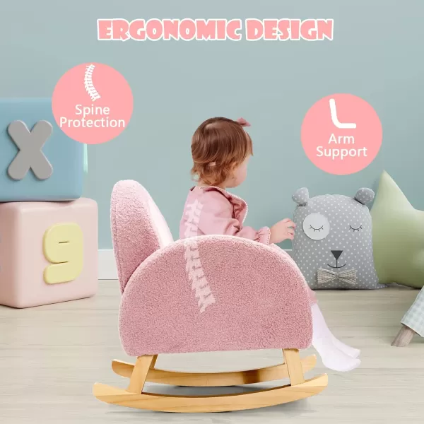 INFANS Kids Sofa, Toddler Armchair with Solid Wooden Frame Anti-Tipping Design Plush Fabric, Upholstered Children Chair for Kindergarten Playroom Preschool, Gift for Boys Girls, Toddler Couch