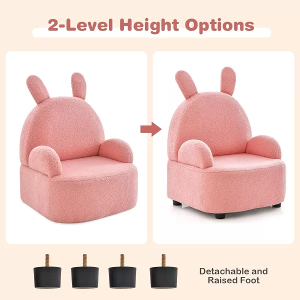 INFANS Kids Sofa, Toddler Armchair with Solid Wooden Frame Anti-Tipping Design Plush Fabric, Upholstered Children Chair for Kindergarten Playroom Preschool, Gift for Boys Girls, Toddler Couch