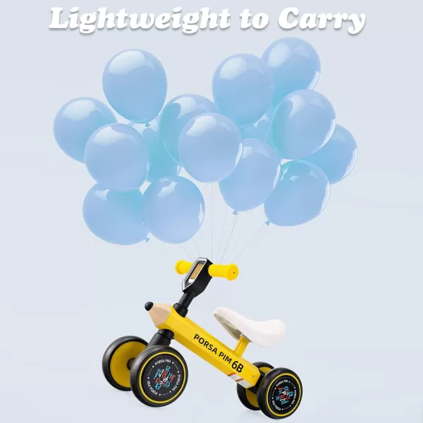 INFANS Baby Balance Bike Bicycle Kids Toys Riding Toy for 1 Year Old Boys Girls 12-36 Months Toddler First Bike, Birthday Gifts Indoor Outdoor
