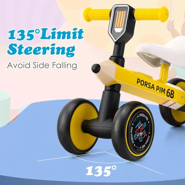 INFANS Baby Balance Bike Bicycle Kids Toys Riding Toy for 1 Year Old Boys Girls 12-36 Months Toddler First Bike, Birthday Gifts Indoor Outdoor