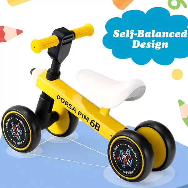 INFANS Baby Balance Bike Bicycle Kids Toys Riding Toy for 1 Year Old Boys Girls 12-36 Months Toddler First Bike, Birthday Gifts Indoor Outdoor