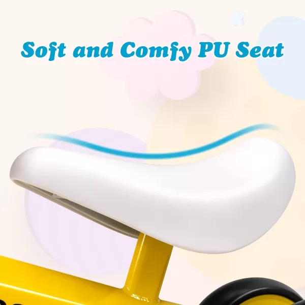 INFANS Baby Balance Bike Bicycle Kids Toys Riding Toy for 1 Year Old Boys Girls 12-36 Months Toddler First Bike, Birthday Gifts Indoor Outdoor