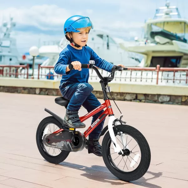 INFANS Kids Bike 14 16 18 Inch with 95% Assembled, Adjustable Seat, Balance or Training Wheels, Coaster Brake, Toddler Children Bicycle for 4 to 8 Years Old Boys Girls