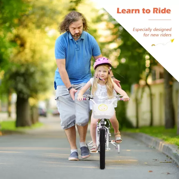 INFANS Kids Bike 14 16 18 Inch with 95% Assembled, Adjustable Seat, Balance or Training Wheels, Coaster Brake, Toddler Children Bicycle for 4 to 8 Years Old Boys Girls