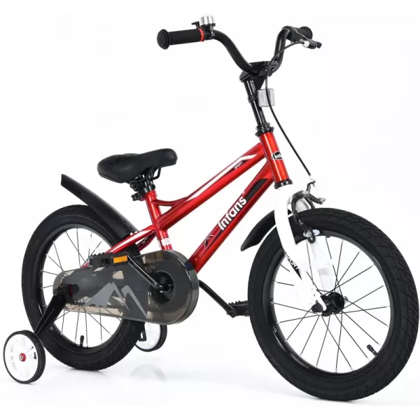 INFANS Kids Bike 14 16 18 Inch with 95% Assembled, Adjustable Seat, Balance or Training Wheels, Coaster Brake, Toddler Children Bicycle for 4 to 8 Years Old Boys Girls